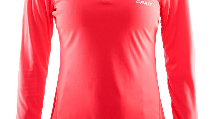 Devotion long sleeve shirt (women) i färgen crush/ruby