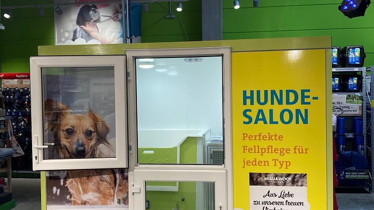 Der Fellini-Salon in Neumünster ist bereit für tierische Kundschaft. Quelle: Fressnapf Holding SE