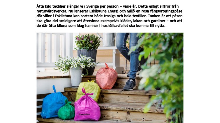 Ny färgsorteringspåse ger textilierna en andra chans