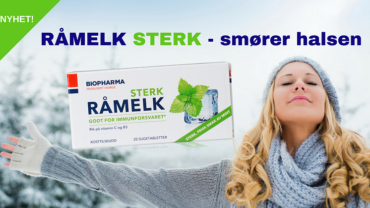 NYHET! Råmelk STERK - smører halsen