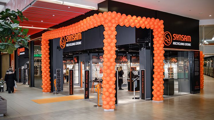 Synsam Recycling Store butiksfacade