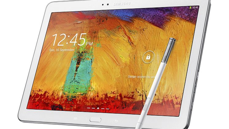 Samsung GALAXY Note 10.1, 2014 Edition giver dig ultimativ produktivitet i et stilrent design