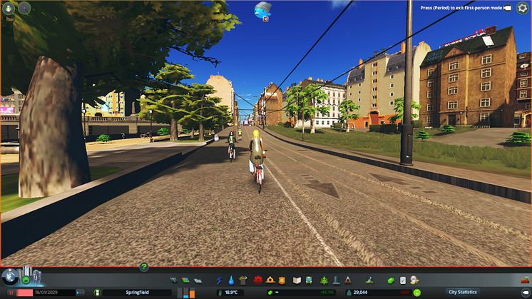 Cities: Skylines-modellen över Norra Djurgårdsstaden