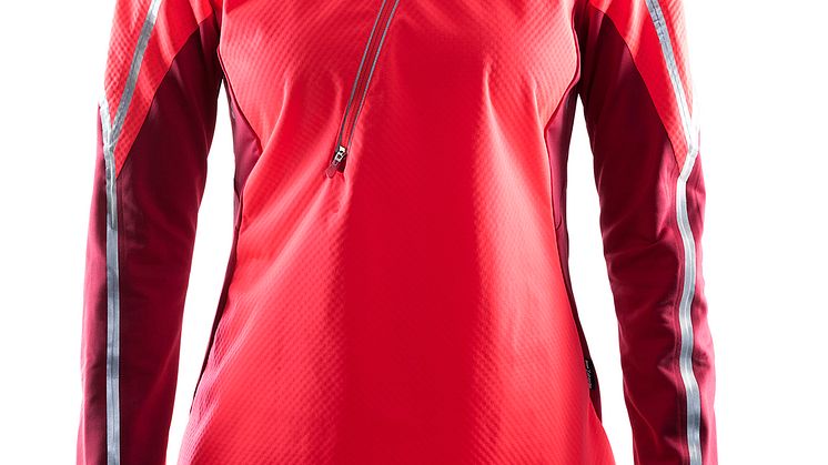 Weather jersey (women) i färgen crush/ruby