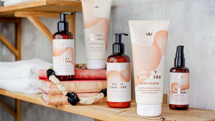 Honey Cashmere - ny kroppsserie från Kronans Apotek