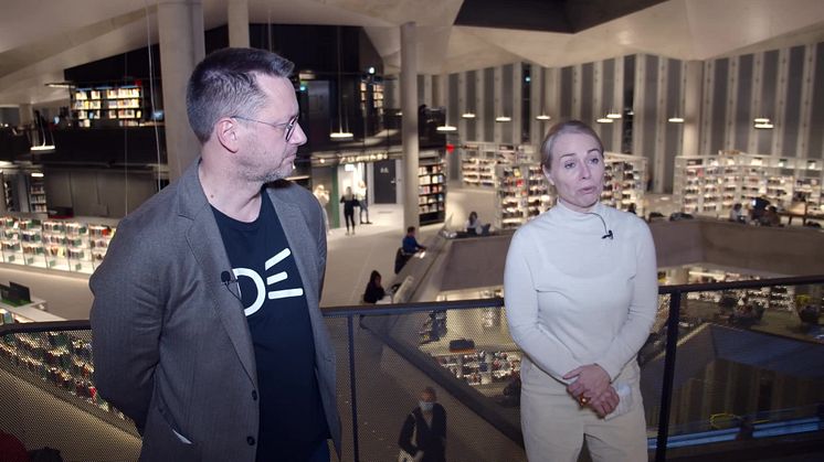 Korte kommentarer fra biblioteksjef og Bjørvikas direktør