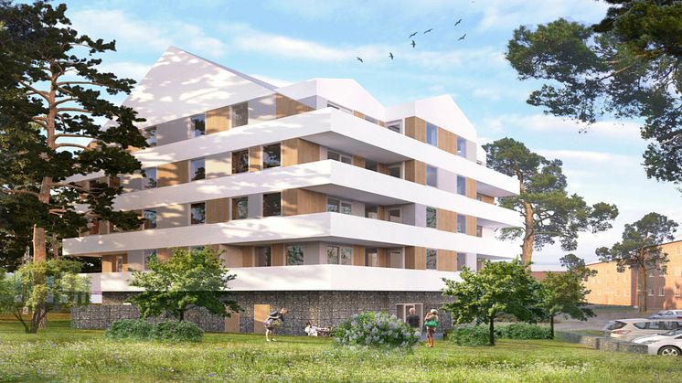 Pressinbjudan: Riksbyggen tar första spadtaget för 48 seniorbostäder i Åby