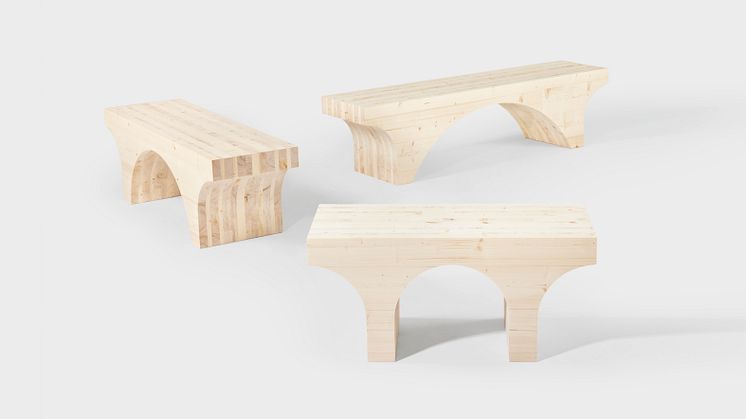Bänken Viaduct i KL-trä är nominerad till Design S.