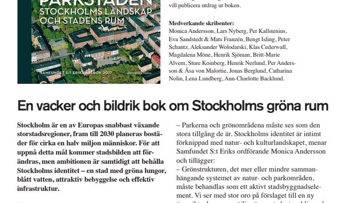 Hur kommer ny bebyggelse att påverka Stockholms gröna rum? 