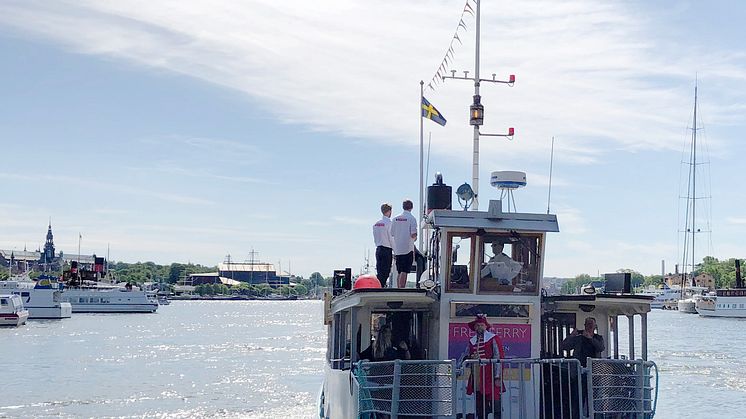 Gratisfärjan till Djurgårdren 