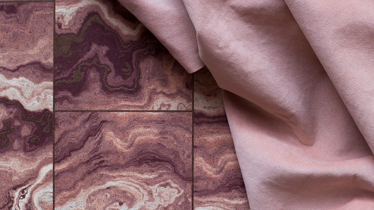 Canon Norge presenterer digitalt trykket dekor på Oslo Design Fair 2018, lanseringen av Dusty – en ny serie interiørdekor