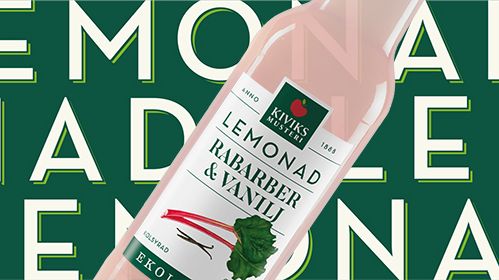 Kiviks Musteri lanserar Lemonad Rabarber Vanilj.