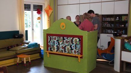 Ein Puppentheater für Bärenherz: Bär Bruno sorgt für Unterhaltung im Kinderhospiz