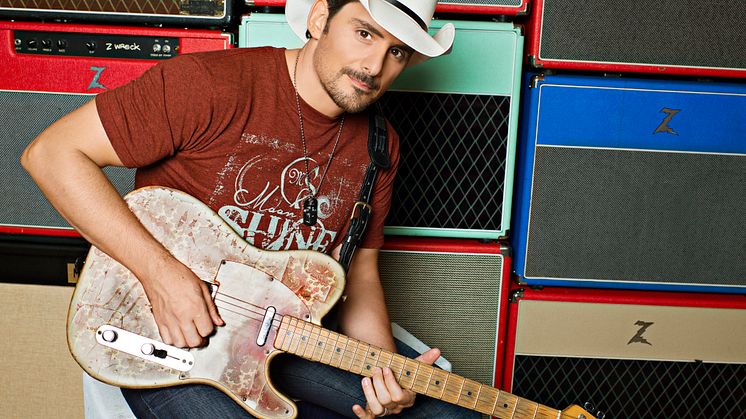Countrystjärnan Brad Paisley till Grönan