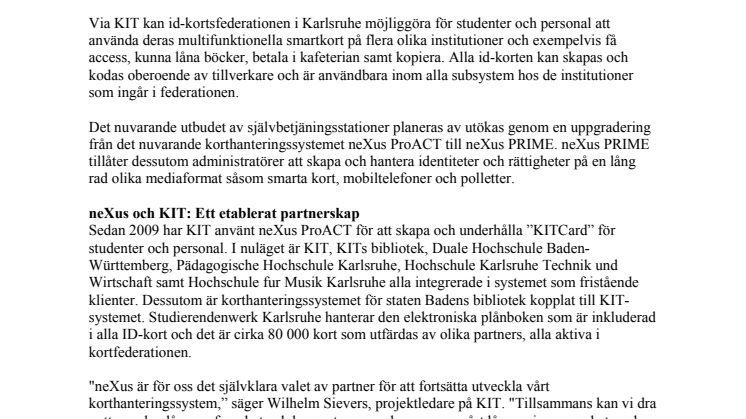 neXus och KIT expanderar identitetshanteringen för universitet i Karsruhe