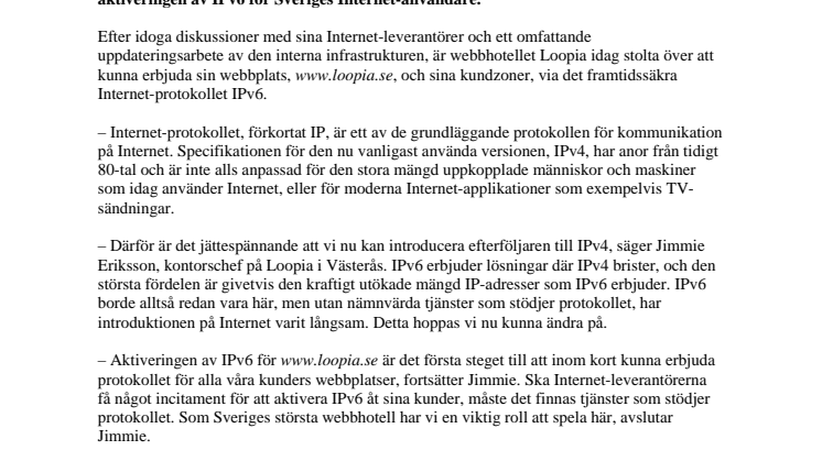 Hos Loopia är framtiden redan här