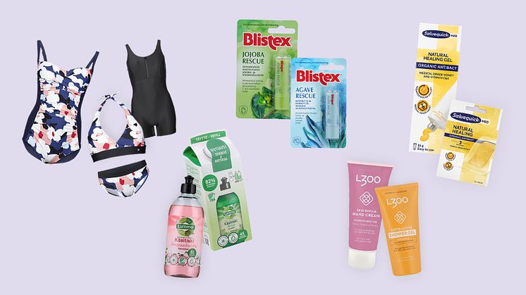 Orkla Care Finlandin talven uutuuksissa ympäristömerkitty Lumme-tiskiaine ja innovatiiviset Salvequick-hunajatuotteet 