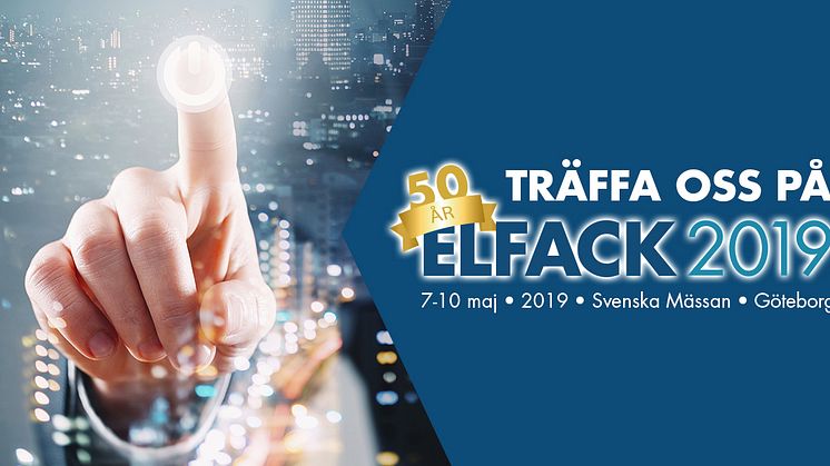 Bergendahls El ställer ut på Elfack 2019