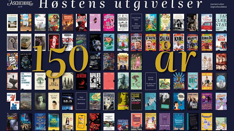 Aschehougs høstliste er klar