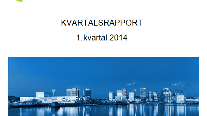 Kvartalsrapport 1. kvartal 2014