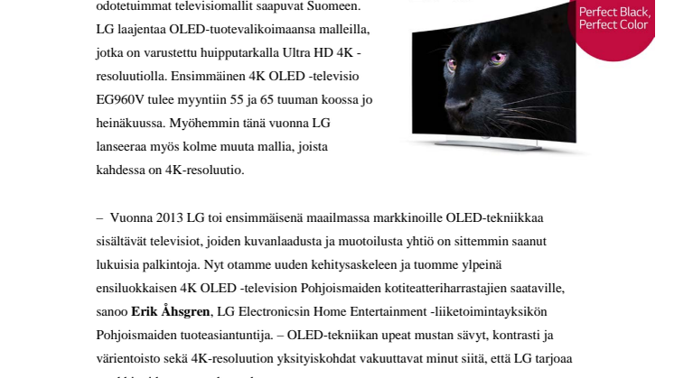 LG:N HUIPPUTELEVISIO SAAPUU SUOMEEN – ODOTETTU 4K OLED -MALLI ON VIHDOIN TÄÄLLÄ