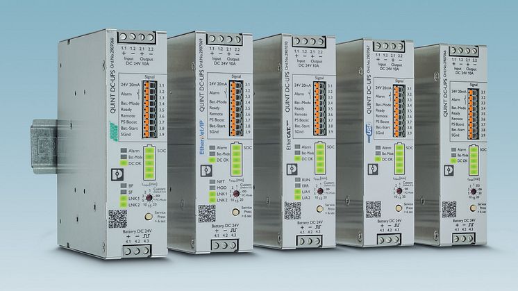 DC-UPS for industrielle nettverk