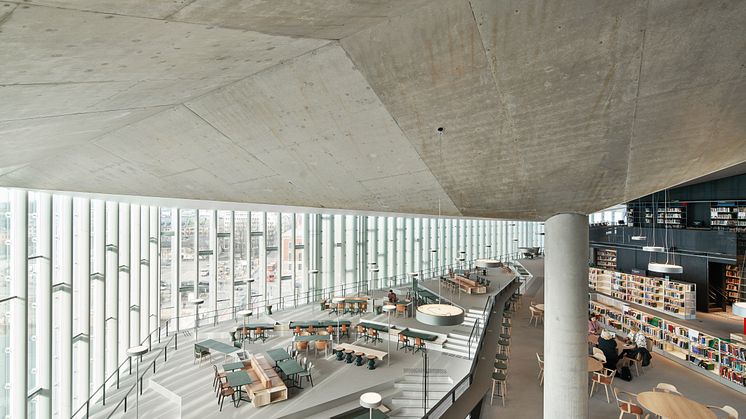 Deichman Bjørvika. Interior.