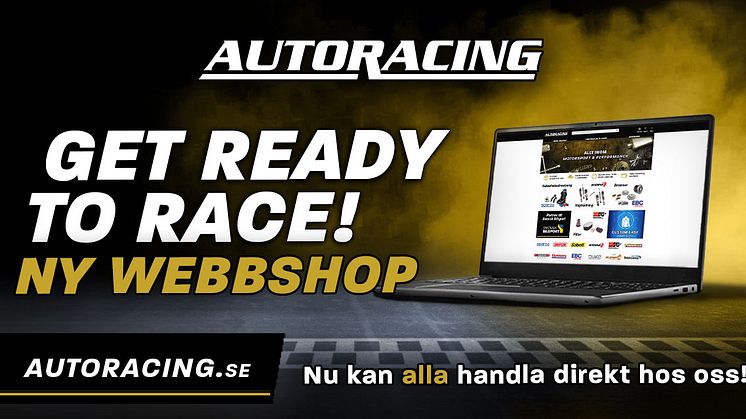  Autoracing öppnar webbshop direkt till slutkund 