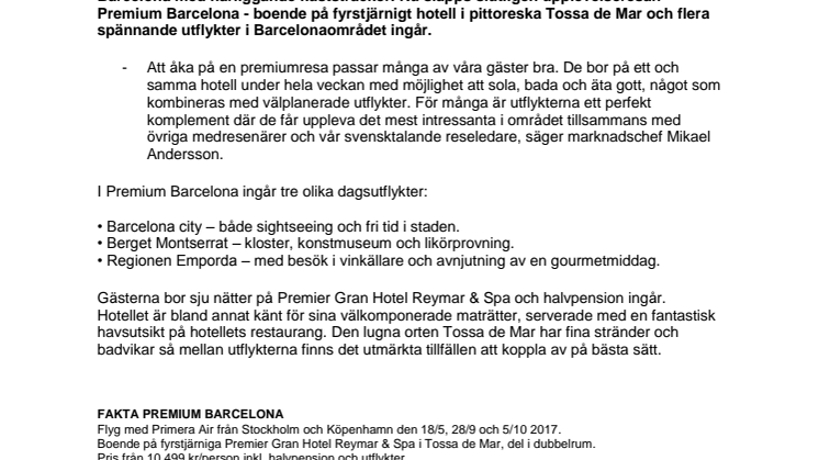 Premium Barcelona – en vecka fylld av upplevelser