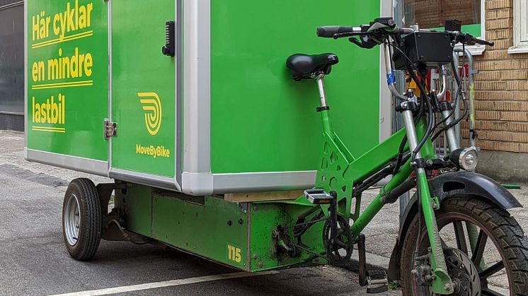 Bild cykelleveransfordon