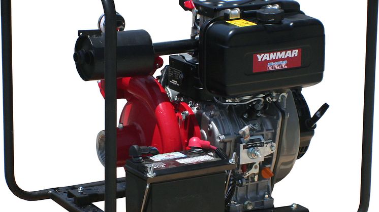 Mastry Engine Center has introduced the YANMAR engine-driven Maspower MPW2.5PE Portable High Pressure pump for dockyard repair work and marine construction applications