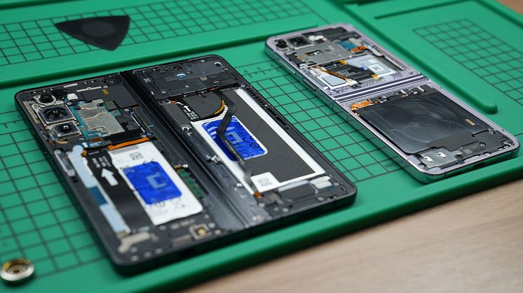 Samsung legger til flere enheter til sitt selvreparasjonsprogram – nå også med brettbare telefoner