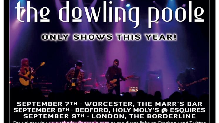The Dowling Poole gig flyer 2017
