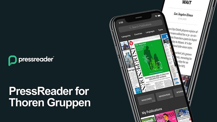 Via Pressreader får eleverna tillgång till 7 000 tidningar och tidskrifter från drygt 100 länder och på 60 olika språk. 