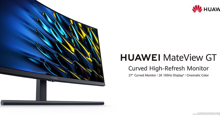Huawei MateView GT -pelinäyttöperhe laajenee – 27-tuumainen korkean virkistystaajuuden malli nyt myynnissä