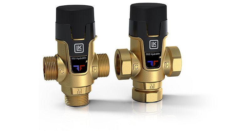 LK Armatur erweitert das Sortiment von Mischventilen um LK 552 HydroMix