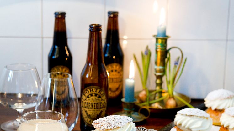 En semla och Carnegie Porter – en oväntad bra kombination