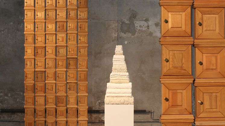 Installationsbild "Examensarbete i konst Petra Hultman"