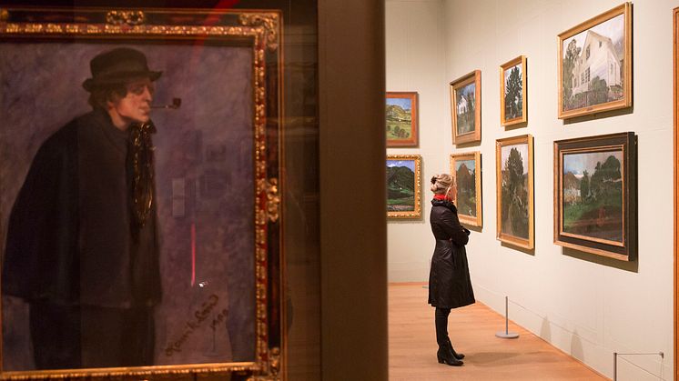 Sparebankstiftelsen DNB har i mange år jobbet for at folk utenfor Norge skal få bli kjent med arbeidene til kunstneren Nikolai Astrup. Vinteren 2016 høstet han stor anerkjennelse i London på Dulwich Picture Gallery. (Foto: Stuart Leech)