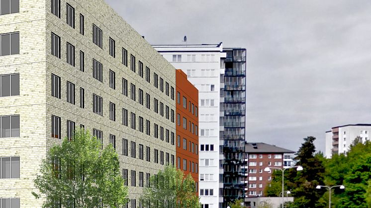 Kvarteret Bonden, Trångsund (tidig skiss)