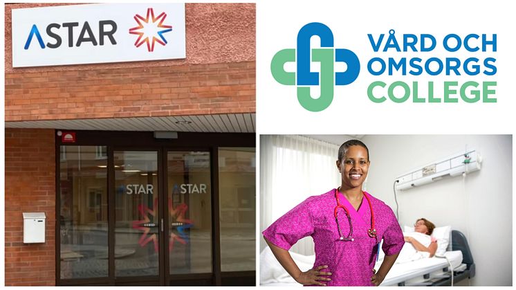 Astar Borlänge har blivit certifierat som ett Vård- och omsorgscollege. 