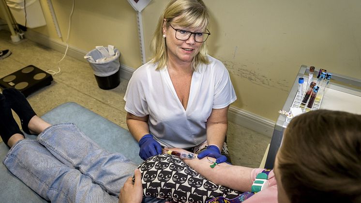 Barnens blodprover ökar kunskapen om utvecklingen av typ 1-diabetes. Foto: Kennet Ruona