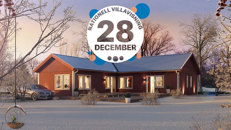 Älvsbyhus har nationell villavisning 28 december