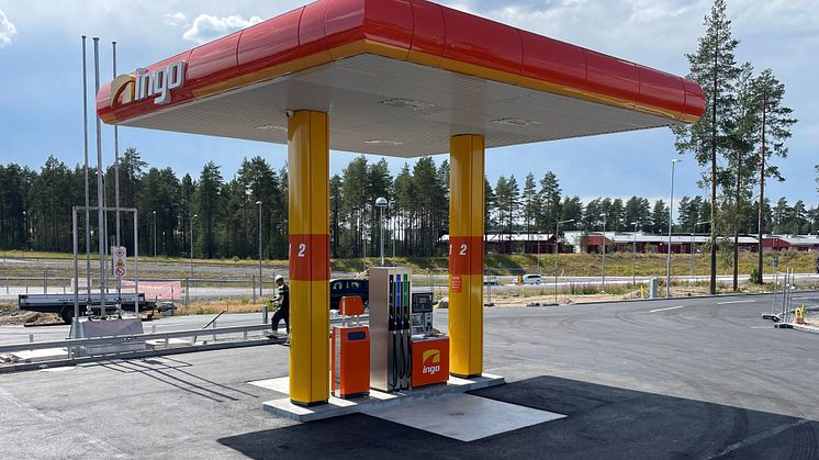 INGO har öppnat en ny automatstation i Umeå