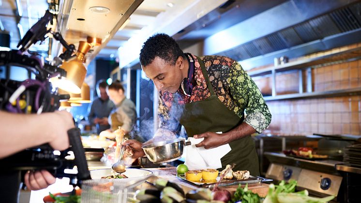 Marcus Samuelsson, kreativ chef för Kitchen & Table