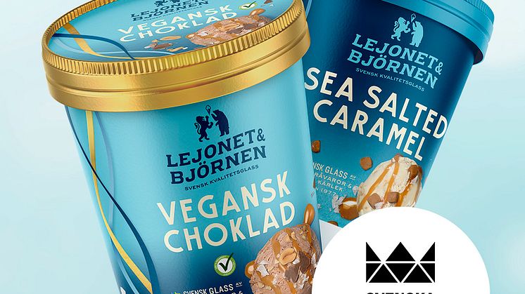Lejonet & Björnens nya identitet har nominerats till Svenska Designpriset! 