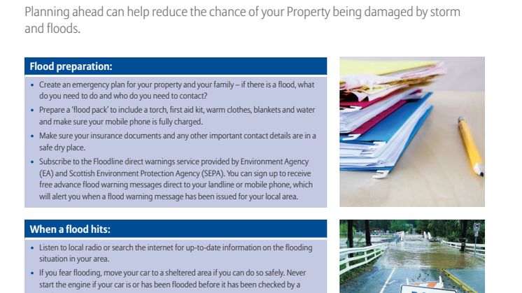 Allianz Storm and Flood Advice