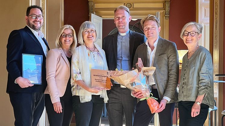 Den 1 juni delade Gävle kommun ut sitt arkitekturpris till renoveringen av Staffans kyrka.