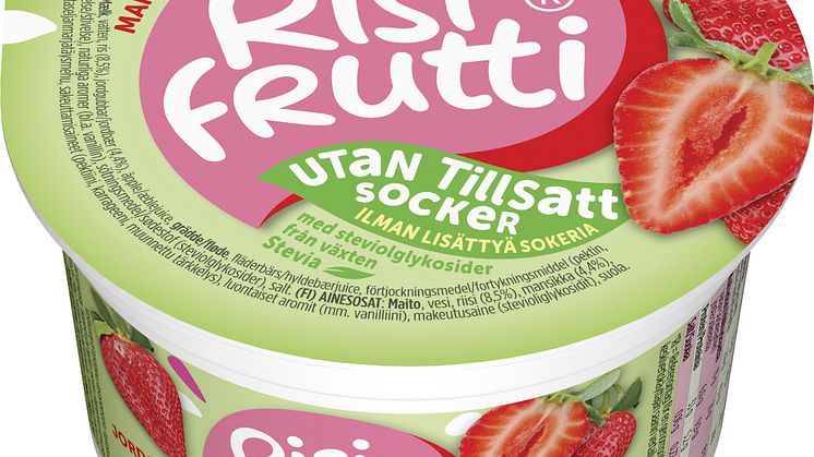 Efterlängtad av många - Risifrutti® utan tillsatt socker