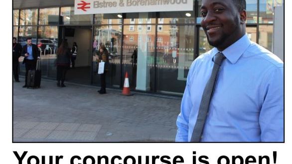 New station concourse opens at Elstree & Borehamwood